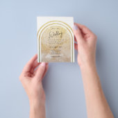 HAUSHALT Glitzer Arch Modern Wedding Flyer (Gruppe)