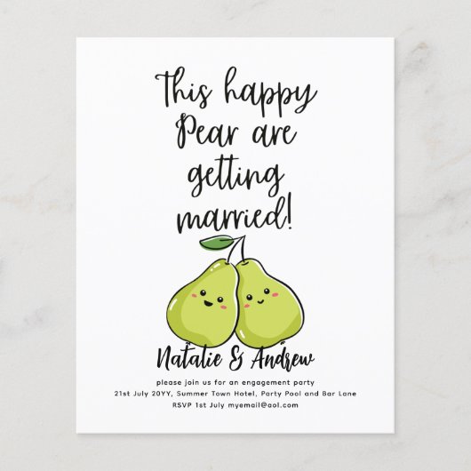 HAUSHALT GLÜCKLICH PEAR Funny Niedlich Summer Brau (Vorderseite)