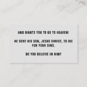 HAUSHALT Gott Lieben Sie Christlich Visitenkarte (Rückseite)