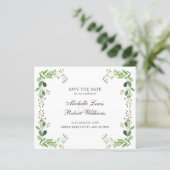 HAUSHALT Grüne Blätter Sommerhochzeit spart das Da (Stehend Vorderseite)