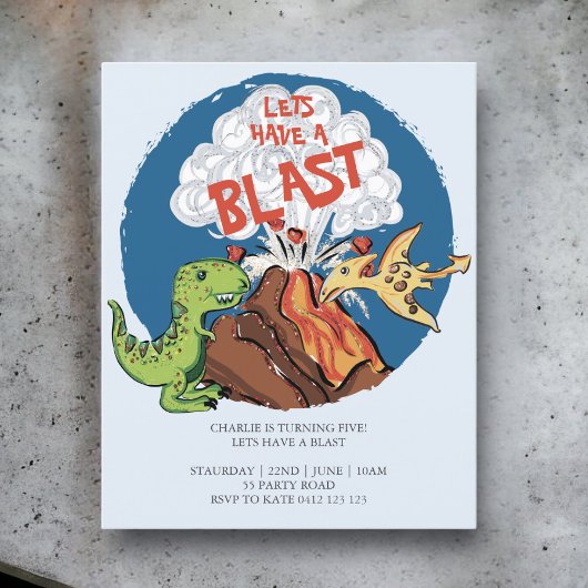 HAUSHALT haben eine blast Dinosaurier Geburtstag E