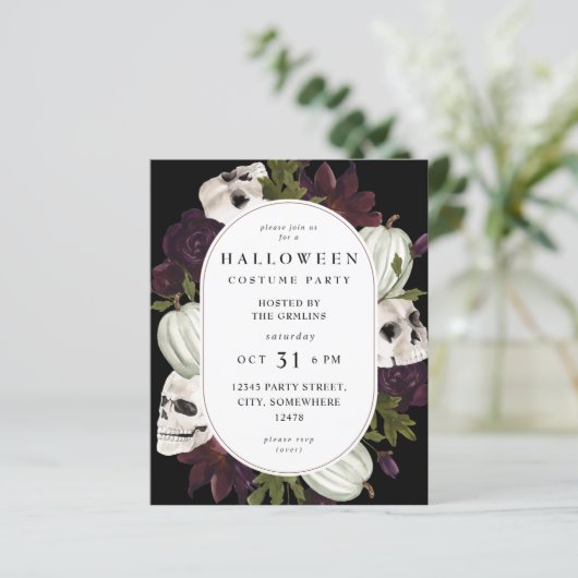 Haushalt Halloween Lila Party (Stehend Vorderseite)