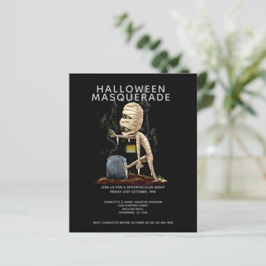 HAUSHALT Halloween Masquerade Mummy Grab (Stehend Vorderseite)