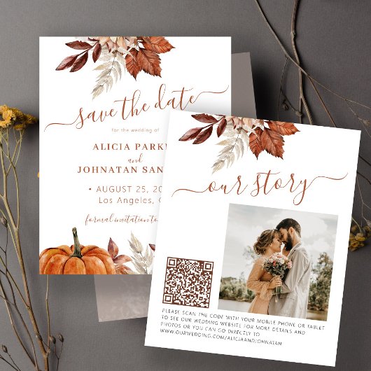 Haushalt Herbst Hochzeit im Herbst Foto QR Save th