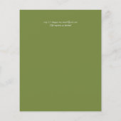 HAUSHALT Herbstliche Herbstlaub Hochzeitsreisen (Rückseite)