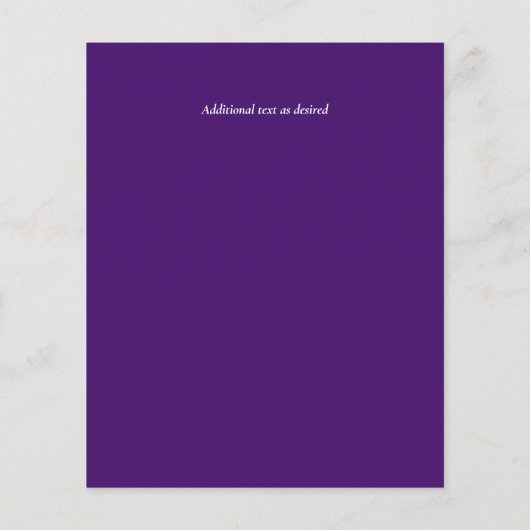 HAUSHALT Hochzeit einladen Orange Lila Wash (Rückseite)