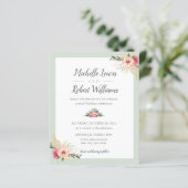 HAUSHALT Hübsche Heirat und Rosa Blumenzehen (Stehend Vorderseite)