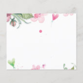 Haushalt, hübscher Geburtstag Save the Date (Rückseite)