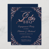 Haushalt I GRILLEN Engagement Partei Einladungen (Vorne/Hinten)