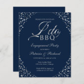 Haushalt I GRILLEN Engagement Partei Einladungen (Vorne/Hinten)