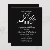 Haushalt I GRILLEN Engagement Partei Einladungen (Vorne/Hinten)