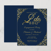 Haushalt I GRILLEN Engagement Partei Einladungen (Vorne/Hinten)