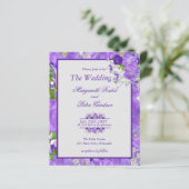 Haushalt in einer Blume und Lila Rahmen (Stehend Vorderseite)