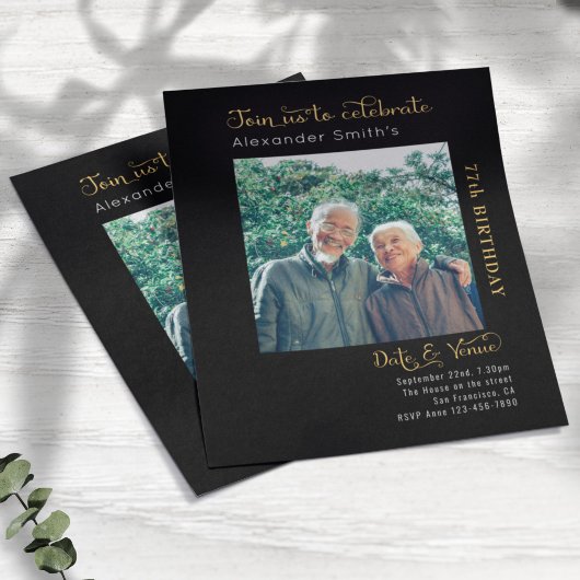 Haushalt jedes Jahr Geburtstagseinladung Flyer