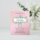 Haushalt KATHOLIC Christlich WEDDING Greenery bitt (Stehend Vorderseite)