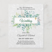 Haushalt KATHOLIC Christlich WEDDING Greenery bitt (Vorderseite)