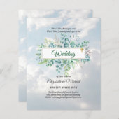 Haushalt KATHOLIC Christlich WEDDING Greenery bitt (Vorne/Hinten)