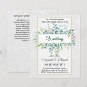 Haushalt KATHOLIC Christlich WEDDING Greenery bitt (Vorne/Hinten)