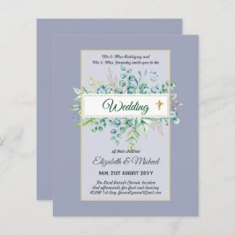 Haushalt KATHOLIC Christlich WEDDING Greenery bitt