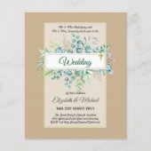 Haushalt KATHOLIC Christlich WEDDING Greenery bitt (Vorderseite)