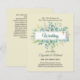 Haushalt KATHOLIC Christlich WEDDING Greenery bitt