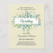 Haushalt KATHOLIC Christlich WEDDING Greenery bitt (Vorderseite)