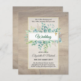 Haushalt KATHOLIC Christlich WEDDING Greenery bitt