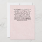 Haushalt KATHOLIC Christlich WEDDING Greenery bitt Einladung (Rückseite)