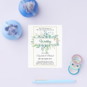 Haushalt KATHOLIC Christlich WEDDING Greenery bitt Flyer (Einzeln)