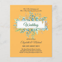 Haushalt KATHOLIC Christlich WEDDING Greenery bitt