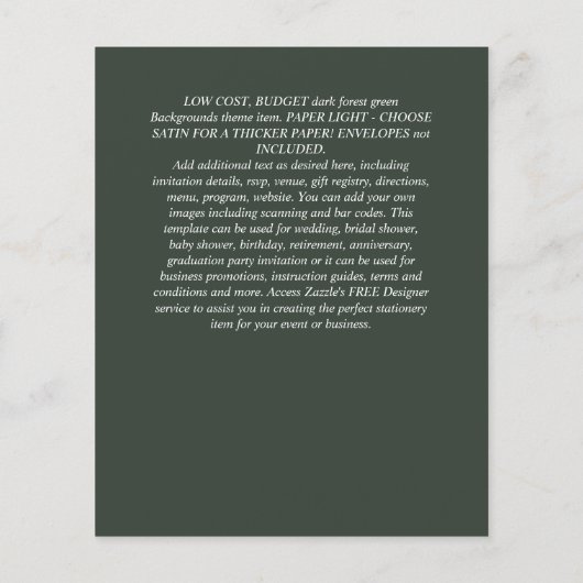 Haushalt KATHOLIC Christlich WEDDING Greenery bitt Flyer (Hinten)