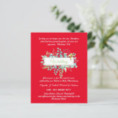 HAUSHALT Katholische Hochzeitseinladungen Grünes K (Stehend Vorderseite)