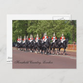 Haushalt Kavallerie Postkarte (Vorne/Hinten)