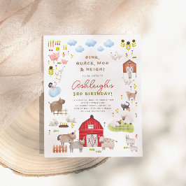 Haushalt Landtiere Barnyard Birthday Party