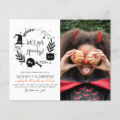 Haushalt Lasst uns zu heiß Halloween Foto Geburtst (Vorderseite)