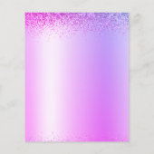 Haushalt Lila 2022 Glitzer der Graduierungspartei (Rückseite)