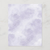 HAUSHALT Lila florales Brautparty (Rückseite)