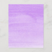 HAUSHALT Lila, florales Viktorianisches Brautparty (Rückseite)