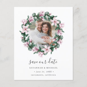 HAUSHALT Magnolia Wreath Foto Hochzeit speichern d