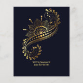 Haushalt Mehndi Arabien marokkanisches Design lade (Rückseite)