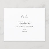 Haushalt mein Vorschlag für ein kleines Foto (Rückseite)