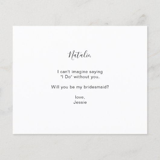 Haushalt mein Vorschlag für ein kleines Foto (Rückseite)