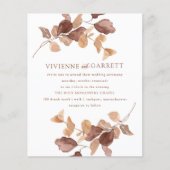 HAUSHALT Minimalistische Herbstlaub zum Hochzeitsf (Vorderseite)