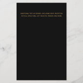 HAUSHALT Moderne Blätter Hochzeit Einladung A9 (Rückseite)