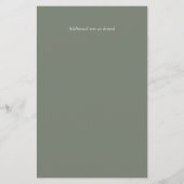 HAUSHALT Moderne Colour Swash Hochzeit einladen A9 (Rückseite)