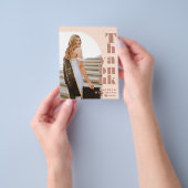 HAUSHALT Moderne Rosen Pink Arch Foto Vielen Dank Flyer (Gruppe)