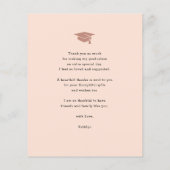 HAUSHALT Moderne Rosen Pink Arch Foto Vielen Dank Flyer (Hinten)