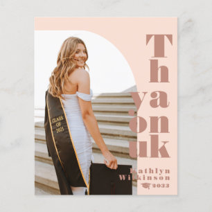 HAUSHALT Moderne Rosen Pink Arch Foto Vielen Dank Flyer