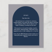 HAUSHALT Moderne Typografie Arch Minimalistische H (Rückseite)