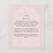 HAUSHALT Moderne Typografie Arch Minimalistische H (Rückseite)